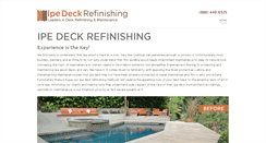 Desktop Screenshot of ipedeckrefinishing.com