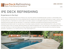 Tablet Screenshot of ipedeckrefinishing.com